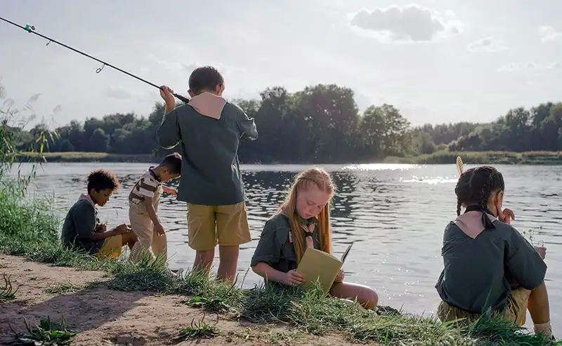 Kids Fishing